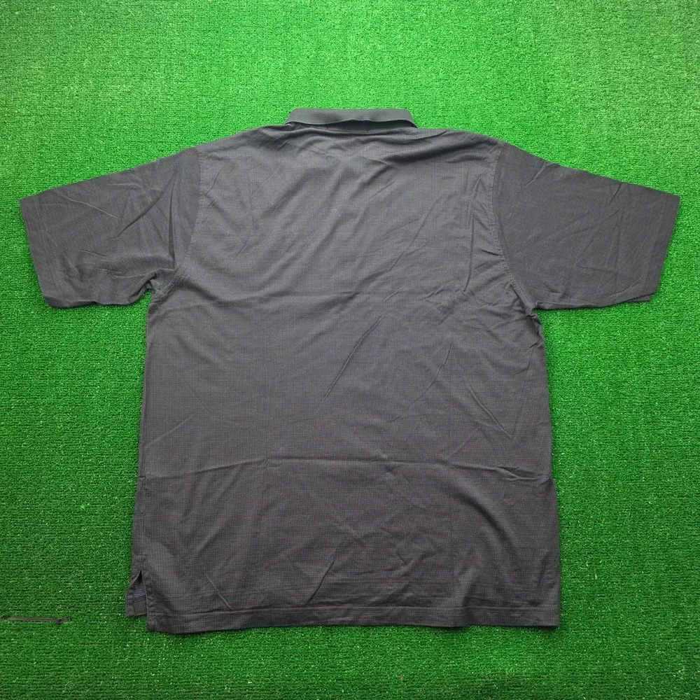 Fairway‎ & Greene 18th Hole Horseshoe Golf Polo Shirt Mens XL Black Embroidered